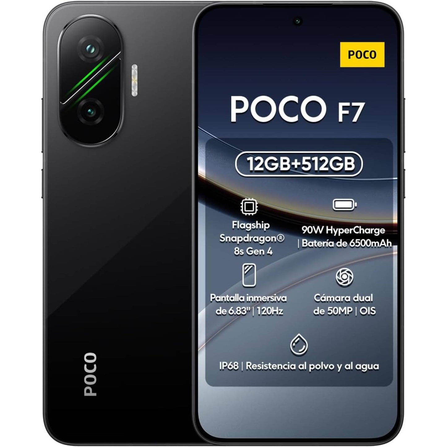 Xiaomi Poco F7 12GB RAM 512GB ROM | Black