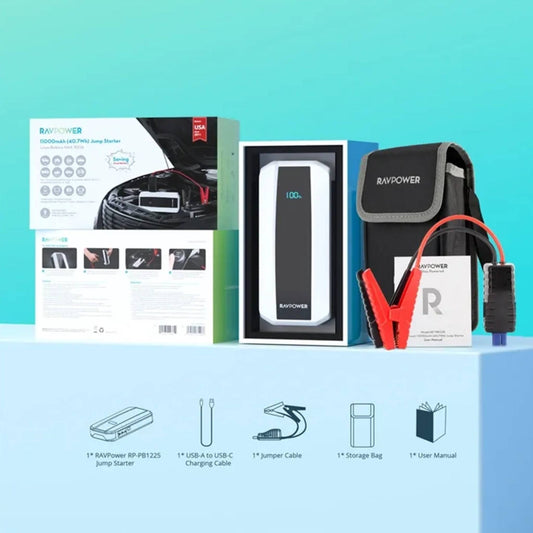 Pavpower RP-PB1225 11000mAh (40.7Wh) Jump Starter