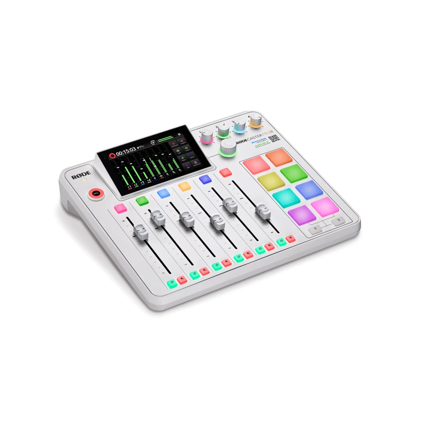 RØDE RØDECaster Pro II White Audio Production Studio for Podcasting & Streaming