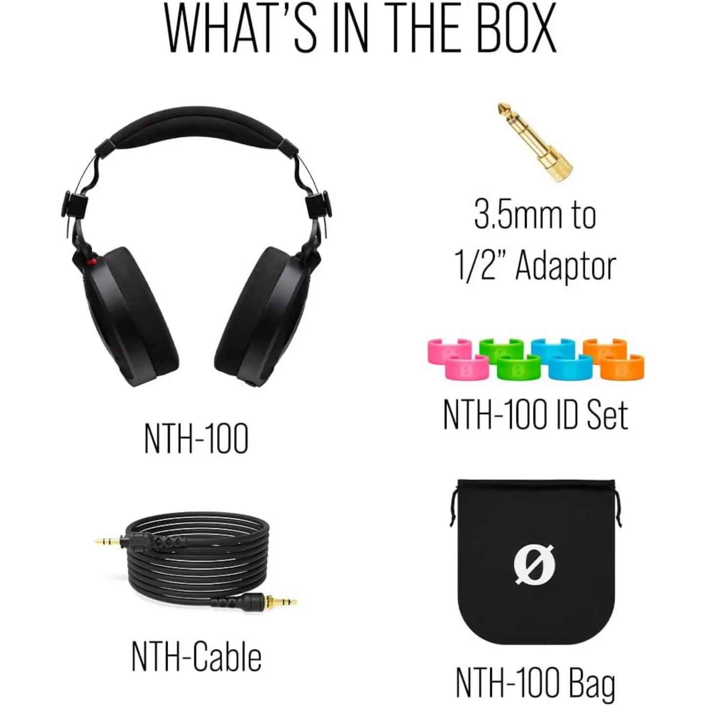 RØDE NTH-100 Professional Over-Ear Headphones | Studio Monitoring Headphones