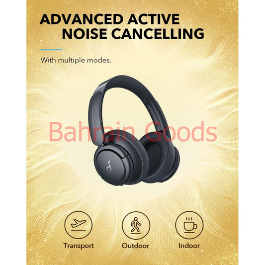 Soundcore Life Q35 Multi Mode Active Noise Cancelling Headphones, Bluetooth Headphones with LDAC for Hi Res Wireless Audio, 40H Playtime | Bahrain Goods