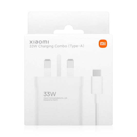 Xiaomi 33W Charging Combo Type-A UK | Fast Charger + Cable