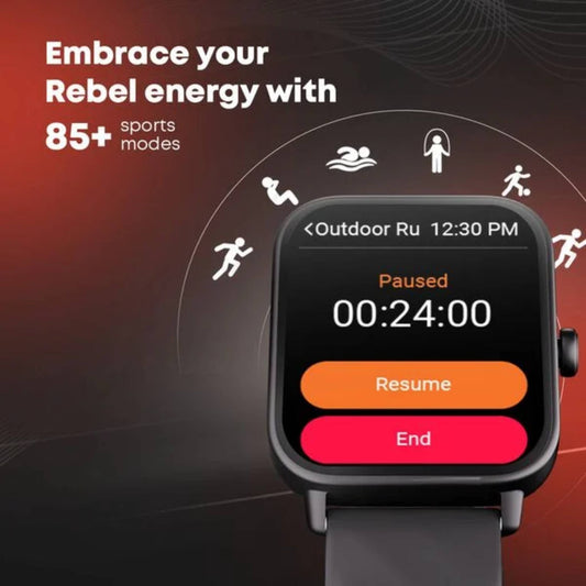 Fastrack Limitless Glide X Advanced UltraVU HD Display, BT Calling, 100+ Sports Modes & Watchface