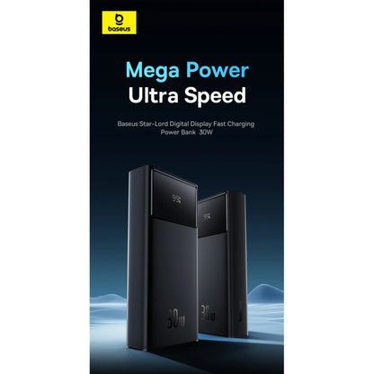 Baseus Star-Lord 30000mAh 30W Fast Charging Power Bank with Digital Display
