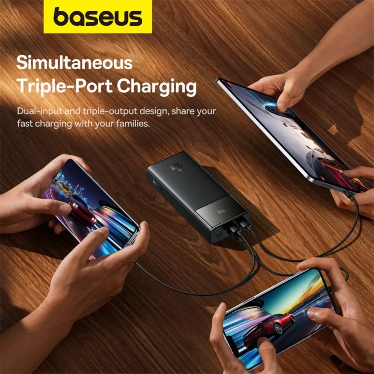 Baseus Star-Lord 30000mAh 30W Fast Charging Power Bank with Digital Display