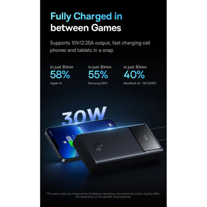 Baseus Star-Lord 30000mAh 30W Fast Charging Power Bank with Digital Display