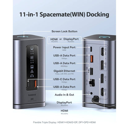 Baseus Spacemate Series 11-in-1 Docking Station