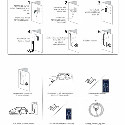 Legend 7kW EV Charger Type 2 Wall Box | Fast AC Charging Station