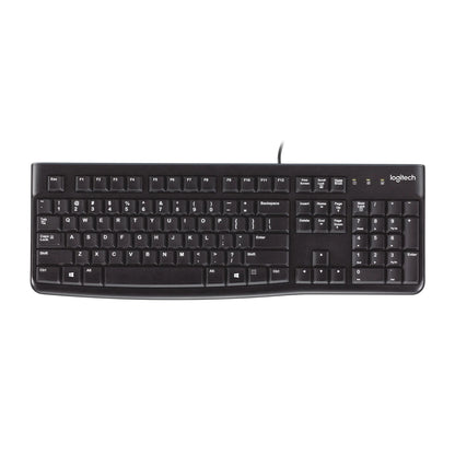 Logitech K120 USB Standard Computer Keyboard  | with Arabic keys