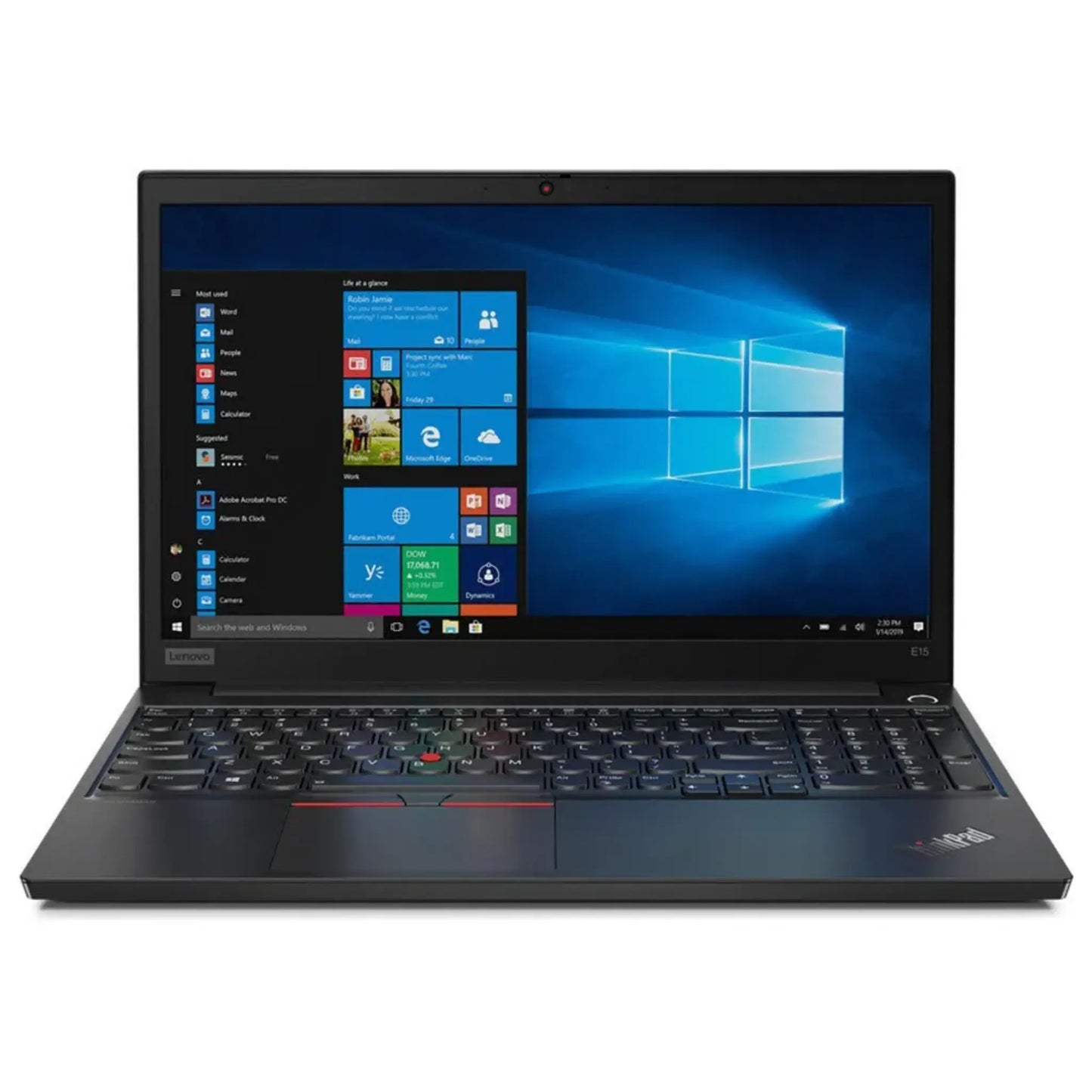 Lenovo ThinkPad E15 | AMD Ryzen™ 5 5500U | 4.0GHz, along with 8GB DDR4 RAM, 256GB NVMe SSD | 15.6" Full HD display
