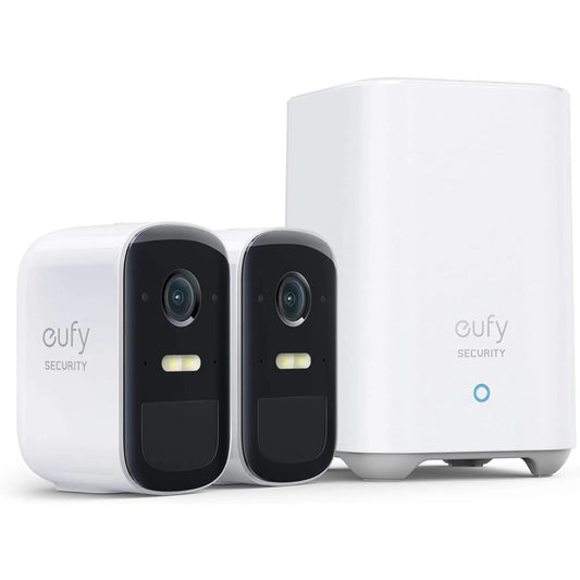 Eufy Security eufyCam 2C Pro 2-Cam Kit Wireless Outdoor Camera 2K | 180-Day Battery