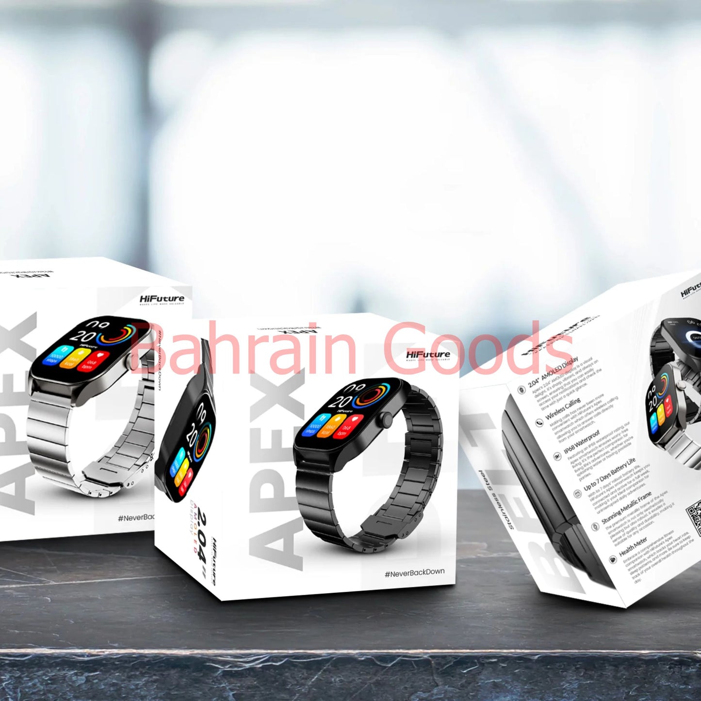 HiFuture Apex - Stainless Steel Smartwatch Bahrain Goods