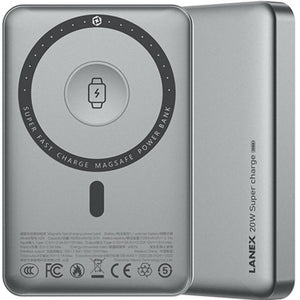 LANEX N28 10000mAh 20W Wireless MagSafe Power Bank | Fast Charging Portable Charger