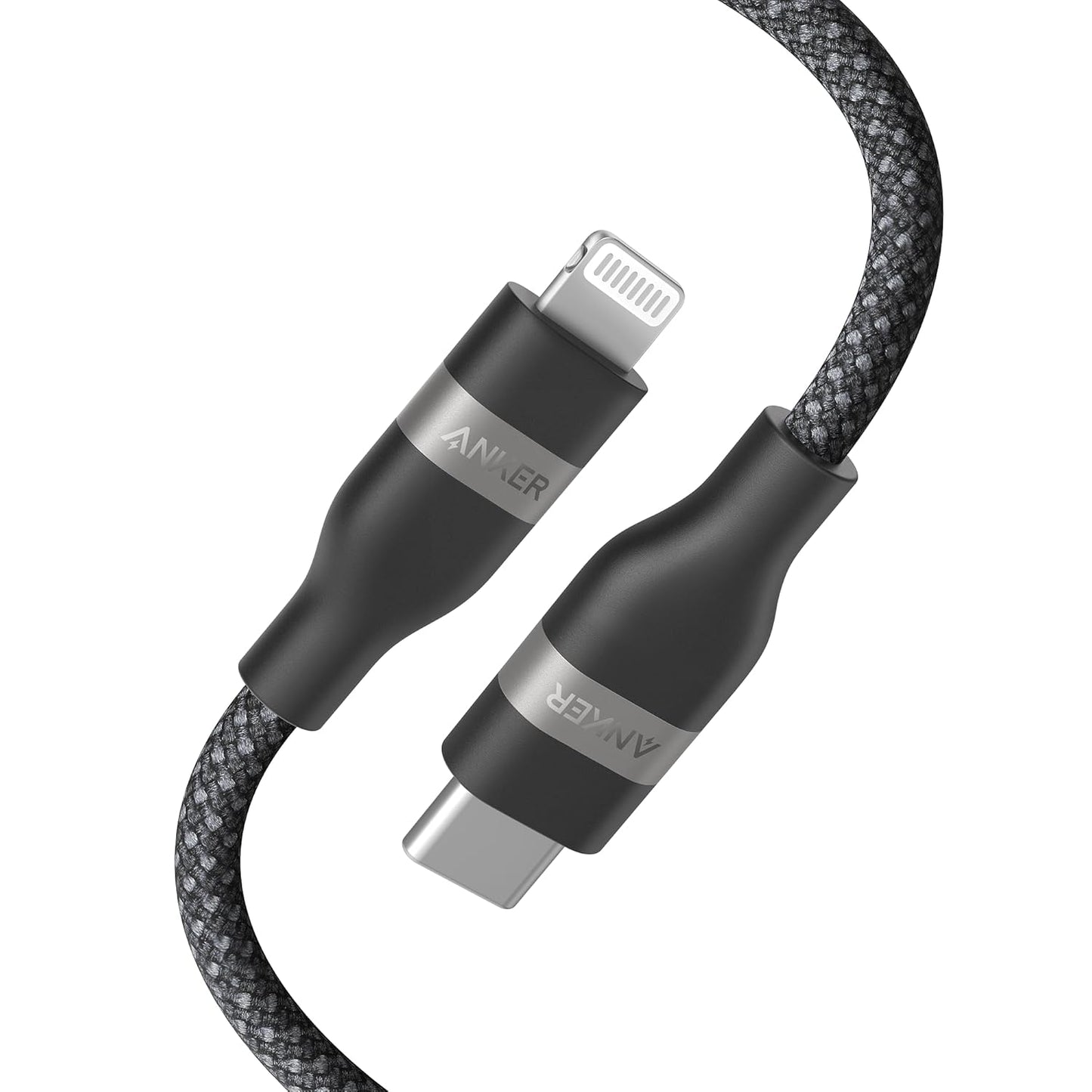 Anker USB-C to Lightning Cable 3ft Upcycled Braided MFi Fast Charging for iPhone