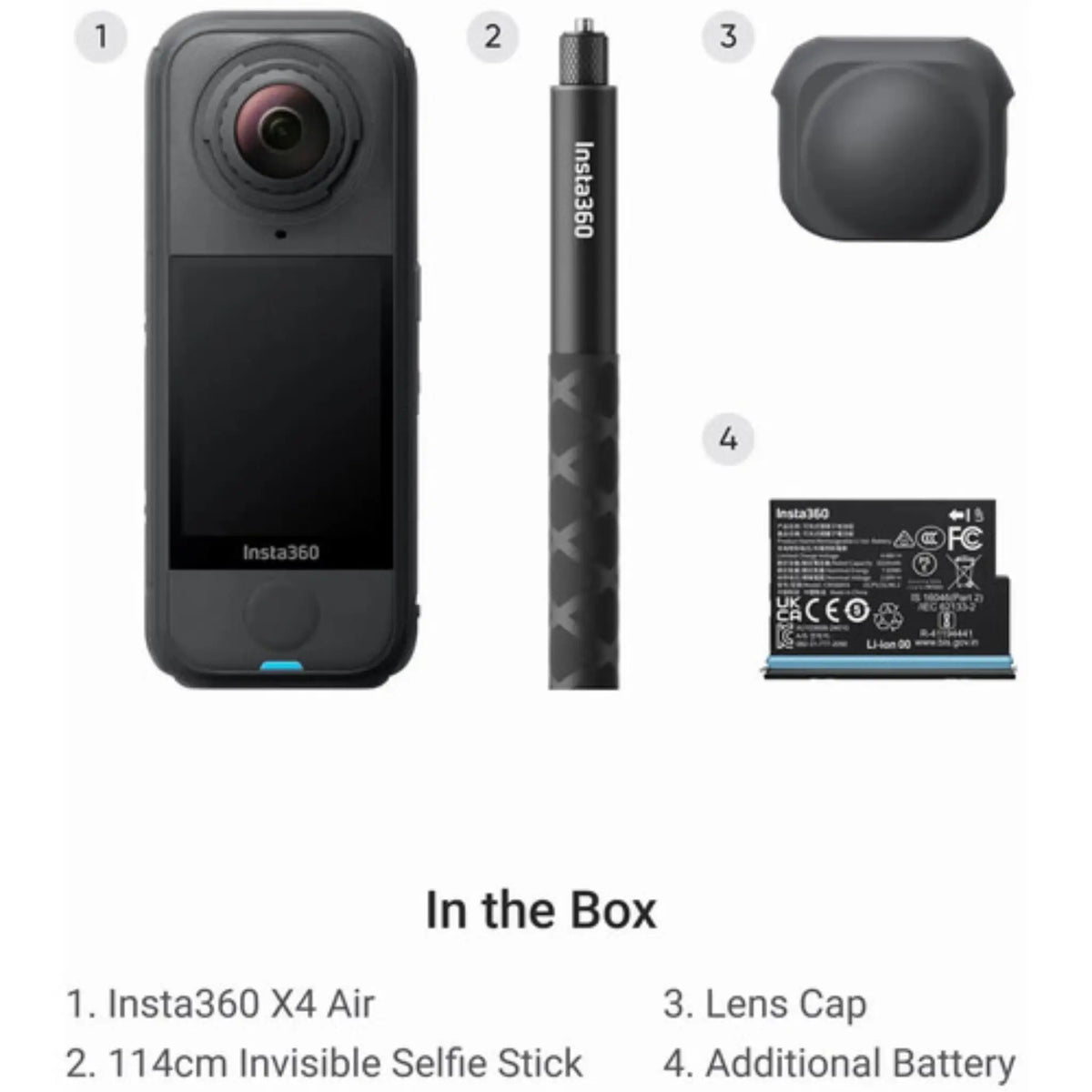 Insta360 X4 Air Starter Bundle 8K 360 Camera