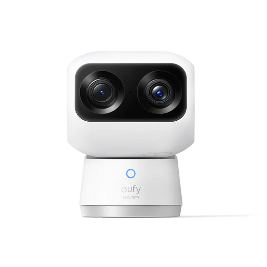 Eufy Security 4K UHD Indoor Cam S350 – Dual Cameras, 8× Zoom, 360° AI Tracking Wi-Fi Security Camera