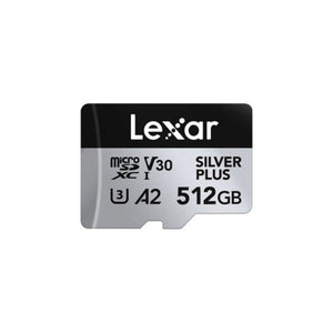 Lexar 512GB Professional Silver Plus microSDXC Card 205MB/s 4K U3 V30