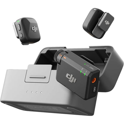 DJI Mic Mini (2 TX + 1 RX + Charging Case), Wireless Lavalier Microphone