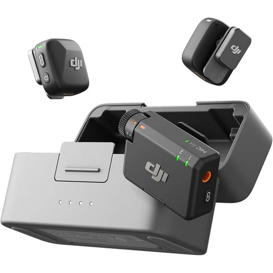DJI Mic Mini (2 TX + 1 RX + Charging Case), Wireless Lavalier Microphone