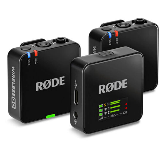 RØDE Wireless GO (Gen 3) Black Dual-Channel Wireless Microphone System