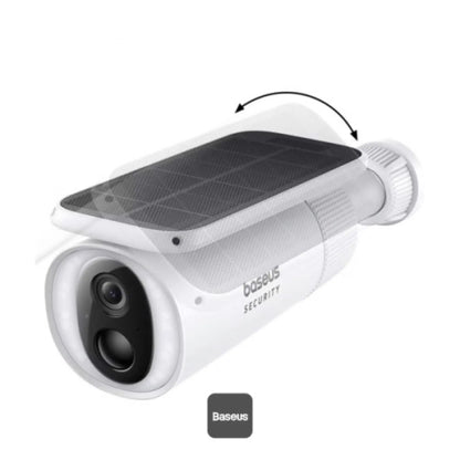 Baseus Security S1 Outdoor 2K Solar Security Camera – IP67 Waterproof, AI Detection