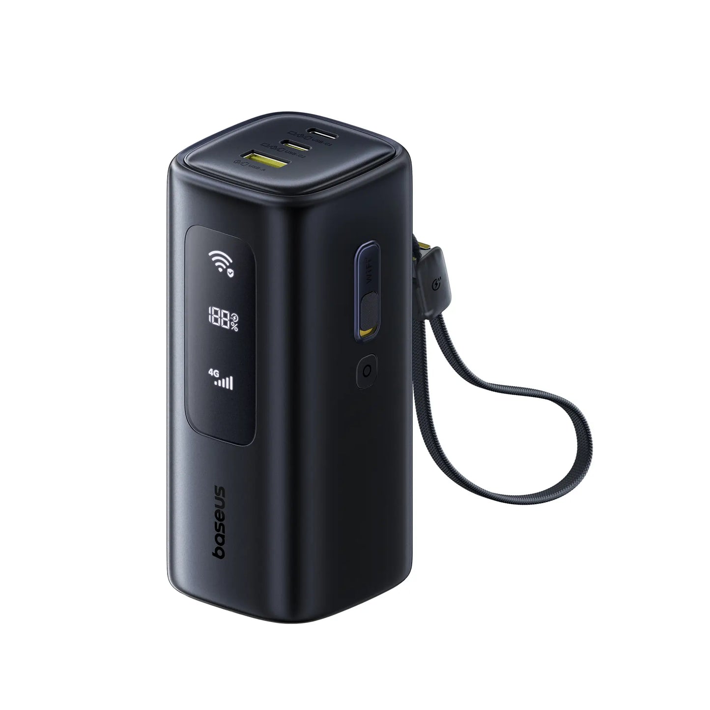 Baseus 4G LTE Mobile Hotspot & 20000mAh 67W Power Bank | Global WiFi