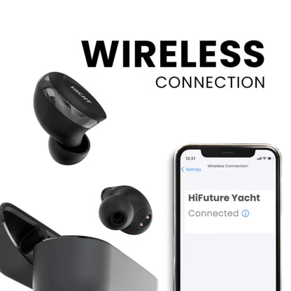 HiFuture Yacht Wireless Earbuds with Wind Noise Cancellation