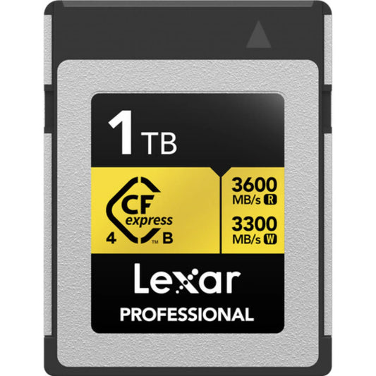 Lexar 1TB CFexpress 4.0 Type B GOLD Card – 3600MB/s 8K Video