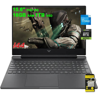 HP Victus Gaming Laptop 15.6" FHD IPS 144Hz Intel 8-core i5-13420H 16GB RAM 1TB SSD GeForce RTX 4050 6GB Backlit USB-C