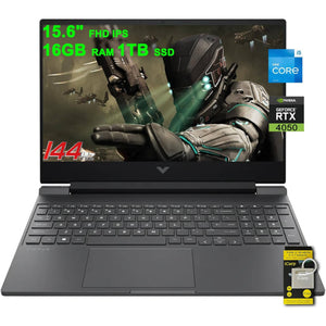 HP Victus Gaming Laptop 15.6" FHD IPS 144Hz Intel 8-core i5-13420H 16GB RAM 1TB SSD GeForce RTX 4050 6GB Backlit USB-C