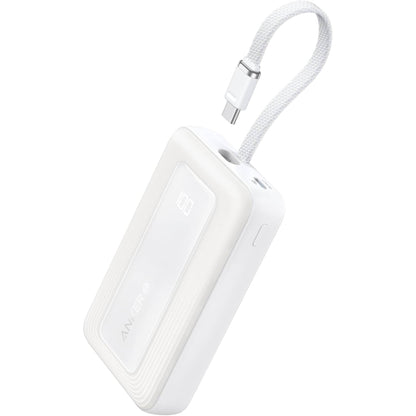 Anker Zolo Power Bank (10K, 30W) with a 5.4-inch (13.7 cm) built-in USB-C cable