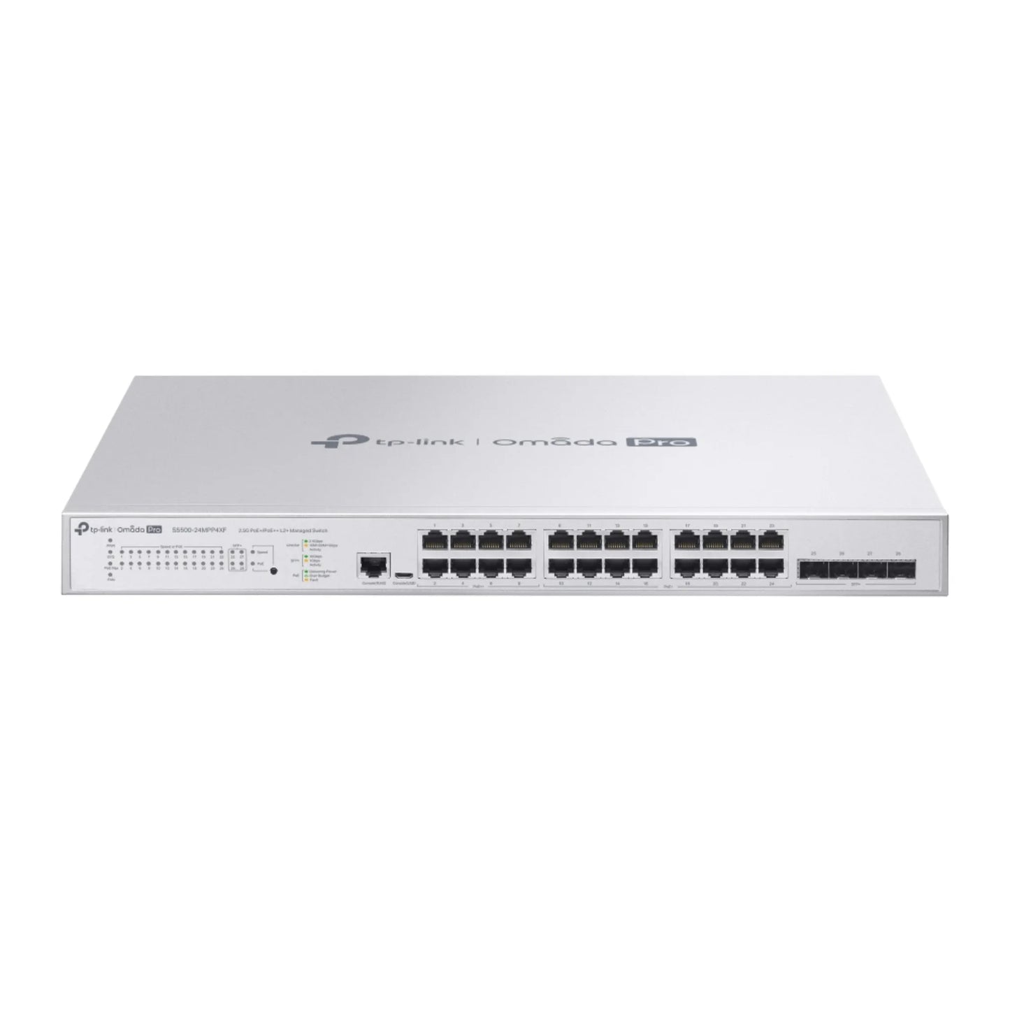 TP-Link Omada Pro S5500-24MPP4XF 24-Port 2.5G PoE++ Switch
