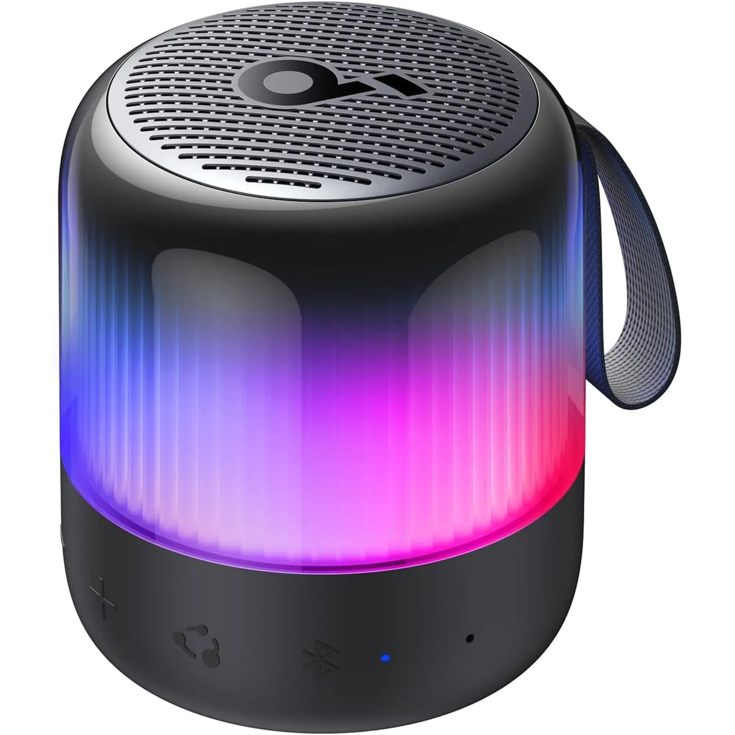 Soundcore Glow Mini Portable Bluetooth Speaker – 360° Sound, Light Show, 12H Battery, IP67 Waterproof
