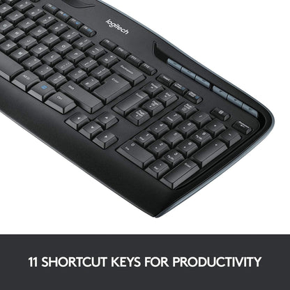 Logitech MK330 Wireless Keyboard and Mouse Combo | with Arabic Keys