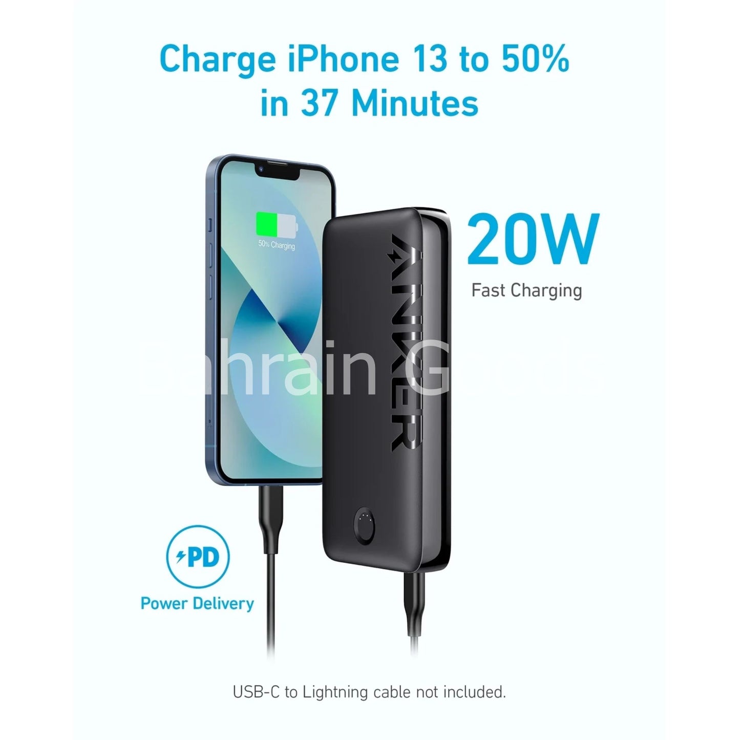 Anker 335 Power Bank (PowerCore 20K) Bahrain Goods AN.A1288H11.BK