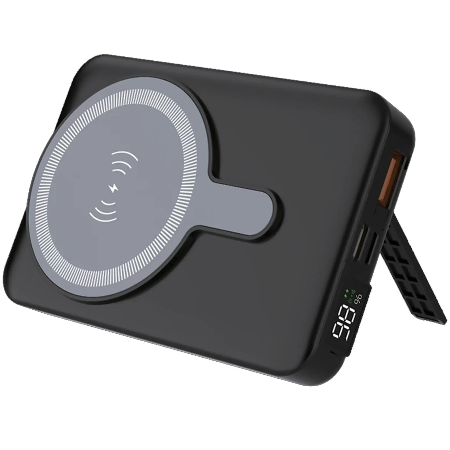 Hezire Magnetic Wireless Power Bank 10000mAh | 15W Fast Wireless Charging | HEZ-PBW10K-MAG+