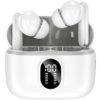 Hezire HBudz Aura Wireless Earbuds | Hybrid ANC + ENC, Bluetooth 5.3 | HEZ-TWS-550