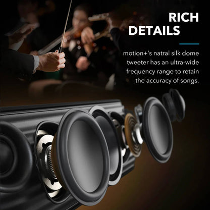 Soundcore Motion+ Bluetooth Speaker | 30W Hi-Res Audio, IPX7 Waterproof