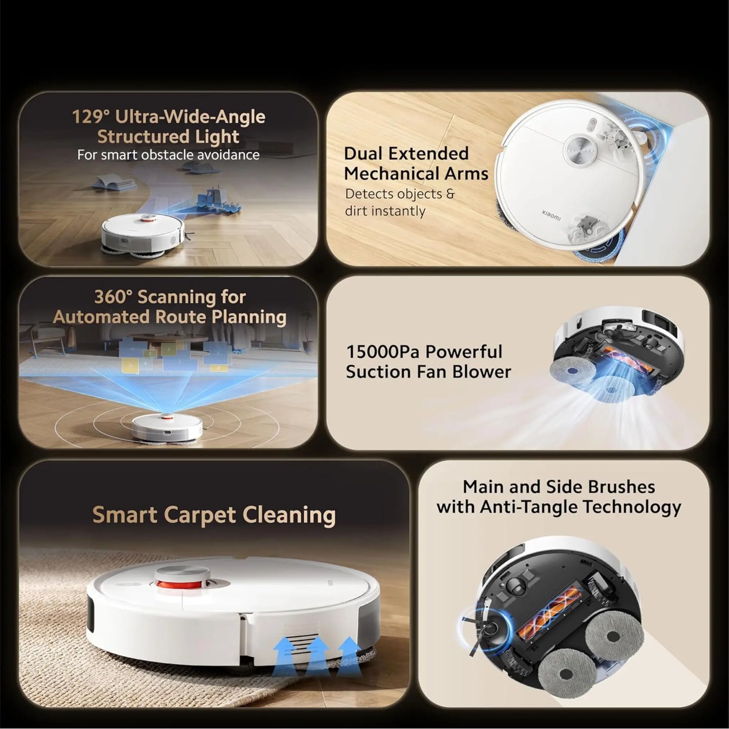 Xiaomi Robot Vacuum S40 Pro Smart Vacuum & Mop 15000Pa | UK
