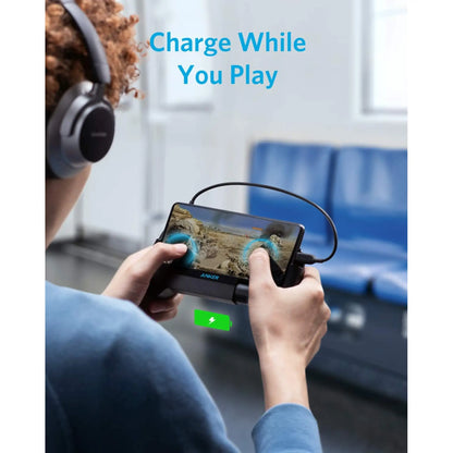 Anker PowerCore Play 6K Mobile Game Controller 6700mAh Power Bank with Cooling Fan