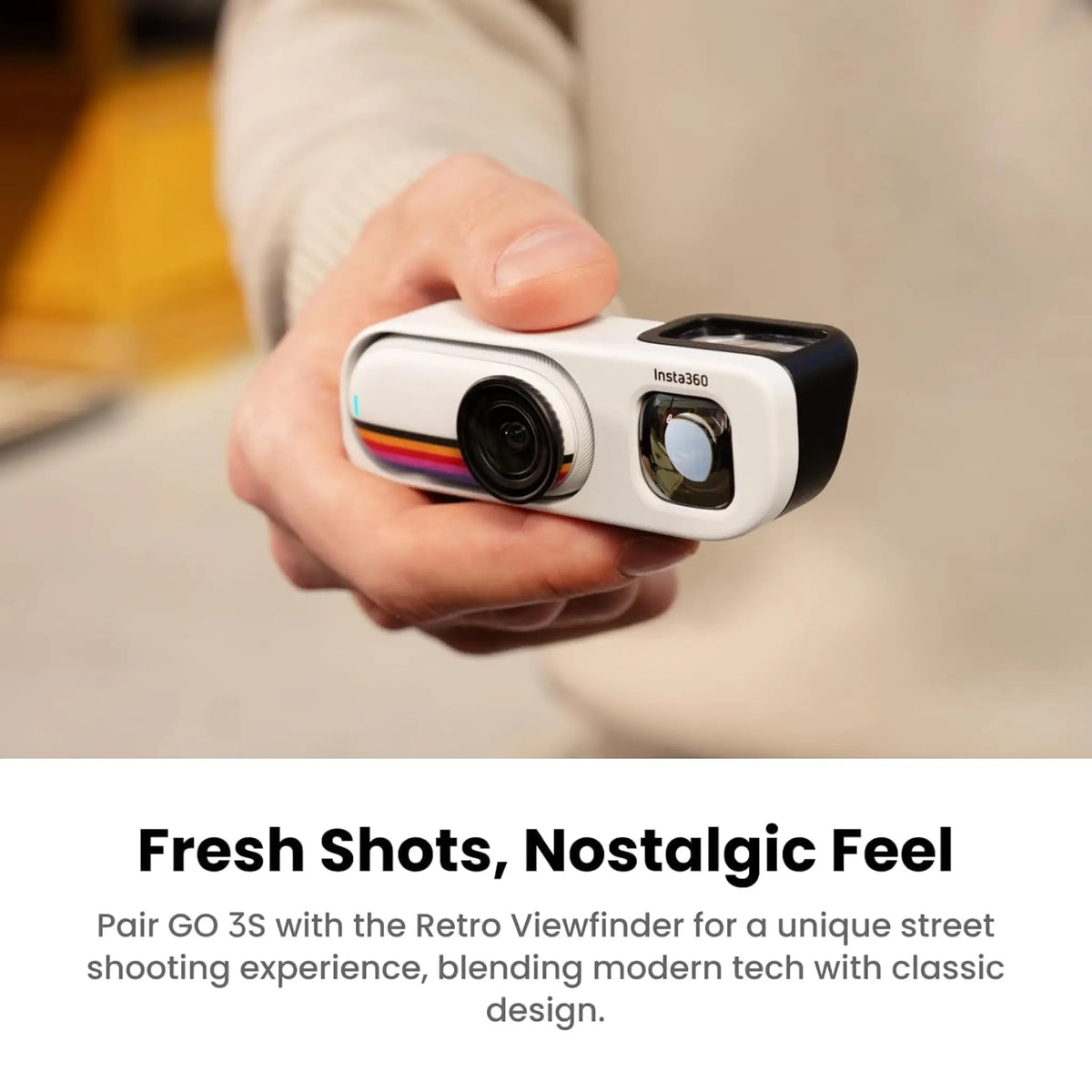Insta360 GO 3S Retro Bundle 128GB Red 4K Camera