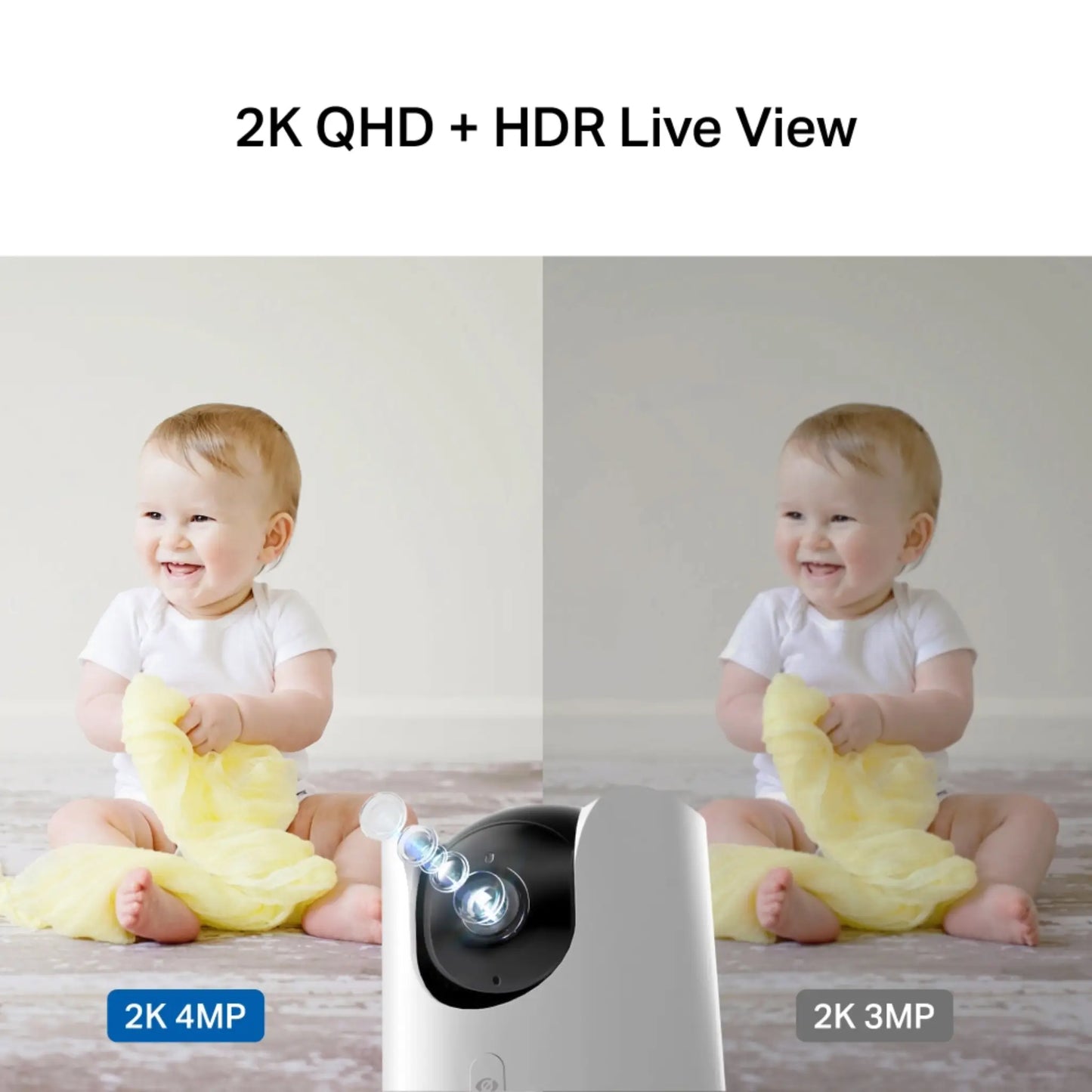 TP-Link Tapo C225 2K QHD Pan/Tilt AI Security Camera | Smart WiFi Home Camera with Night Vision & HomeKit