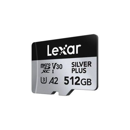 Lexar 512GB Professional Silver Plus microSDXC Card 205MB/s 4K U3 V30