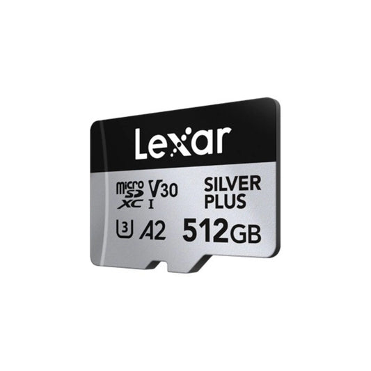 Lexar 512GB Professional Silver Plus microSDXC Card 205MB/s 4K U3 V30