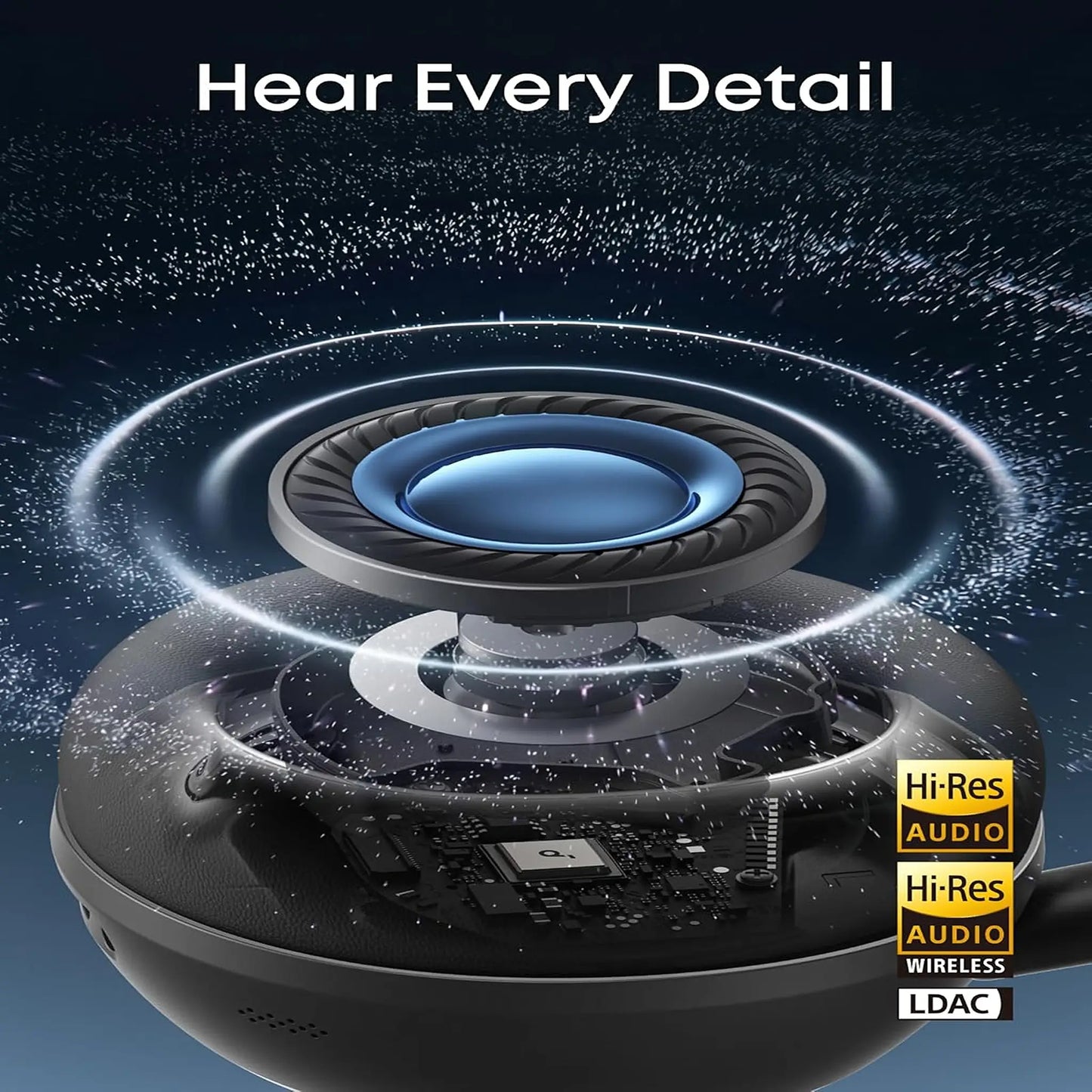 Soundcore Space 2 Noise Cancelling Headphones | Hi-Res Audio & 50H Battery
