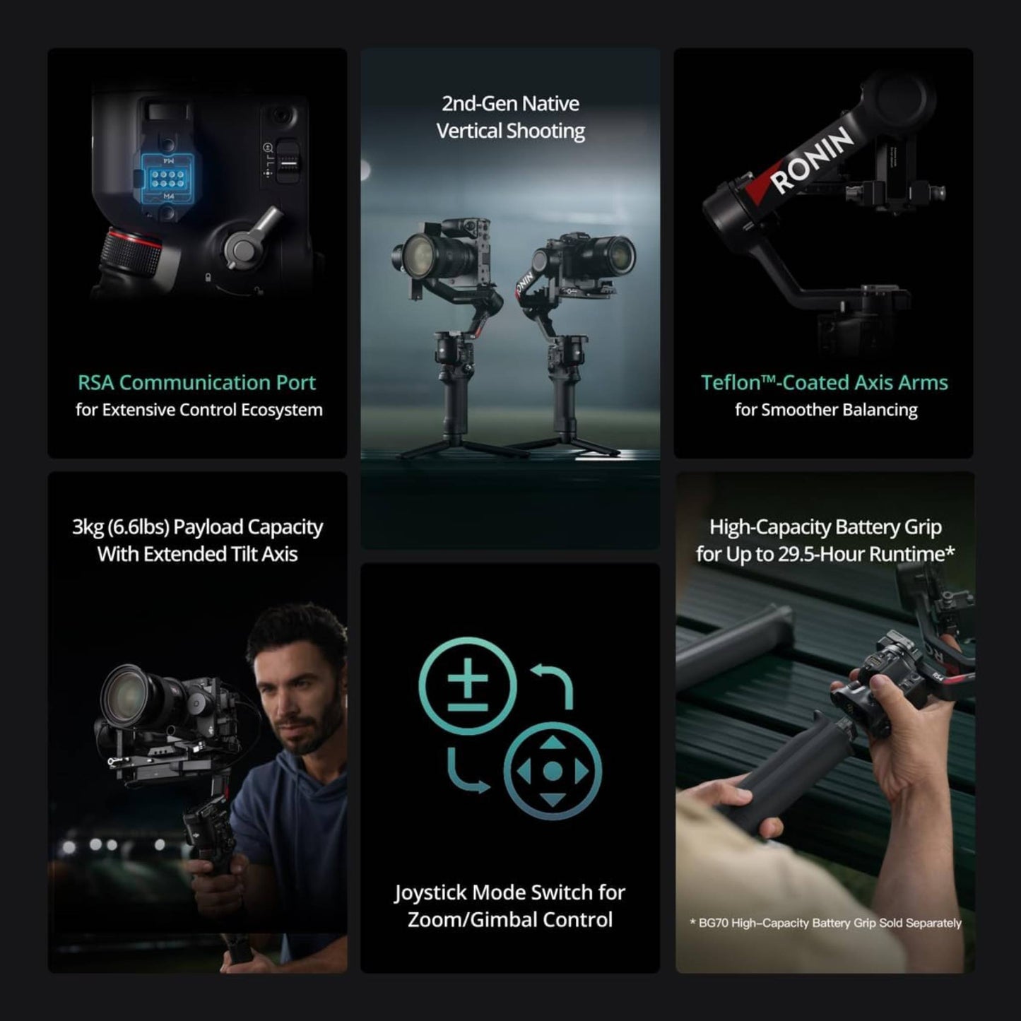DJI RS 4 3-Axis Gimbal Stabilizer for DSLR
