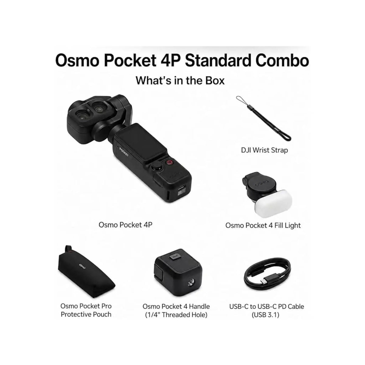 DJI Osmo Pocket 4P Standard Combo 4K Camera