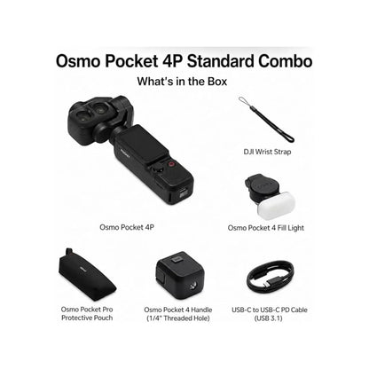 DJI Osmo Pocket 4P Standard Combo 4K Camera