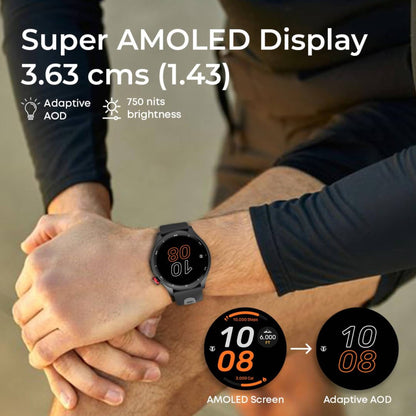 Titan Celestor Smartwatch | 1.43″ AMOLED, Dual-Band GPS