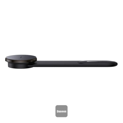 Baseus C02 Pro Magnetic Wireless Charging Car Mount – Fast Charging Phone Holder (Black)